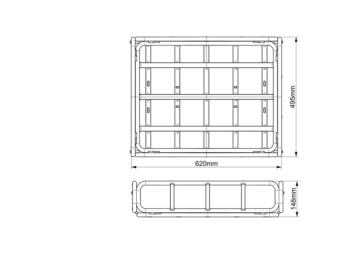 LANKELEISI Wombat-1 Rear Luggage Rack Basket Only