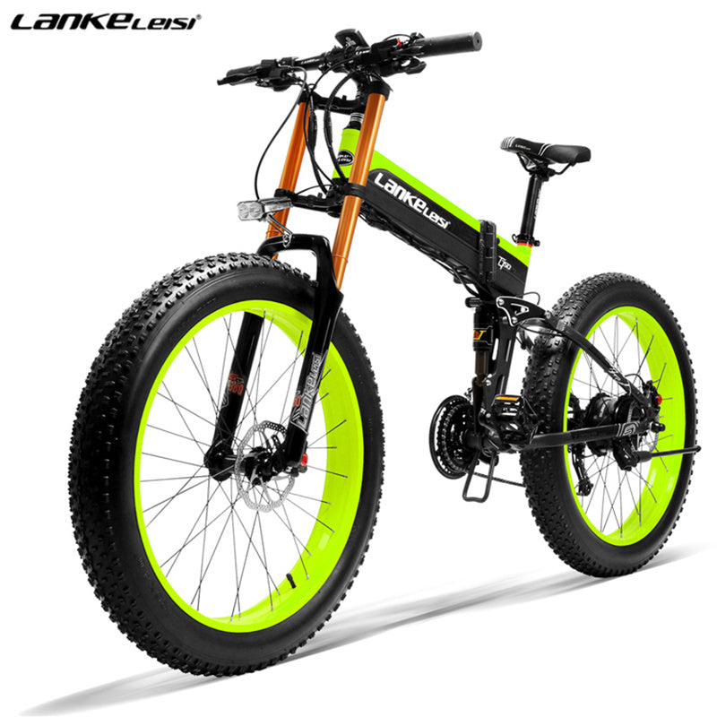 LANKELEISI XT750 PLUS 26" Mountain E-Bike 1000W Motor 48V 17.5Ah Battery