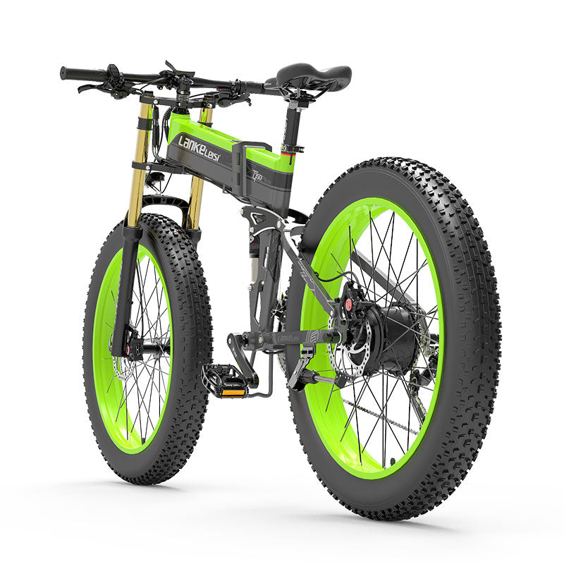 LANKELEISI XT750 PLUS 26" Mountain E-Bike 1000W Motor 48V 17.5Ah Battery