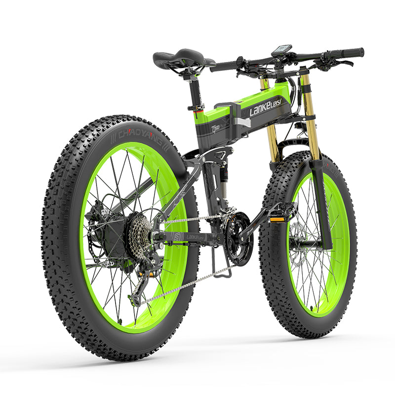 LANKELEISI XT750 PLUS 26" Mountain E-Bike 1000W Motor 48V 17.5Ah Battery