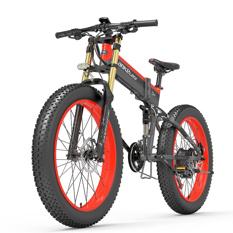 LANKELEISI XT750 PLUS 26" Mountain E-Bike 1000W Motor 48V 17.5Ah Battery
