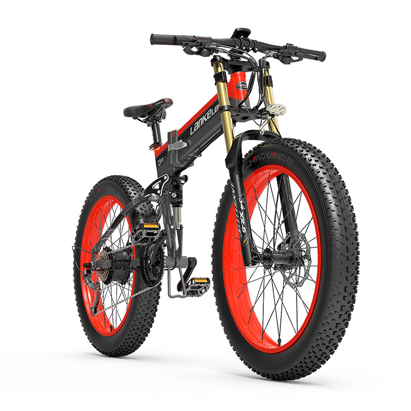 LANKELEISI XT750 PLUS 26" Mountain E-Bike 1000W Motor 48V 17.5Ah Battery