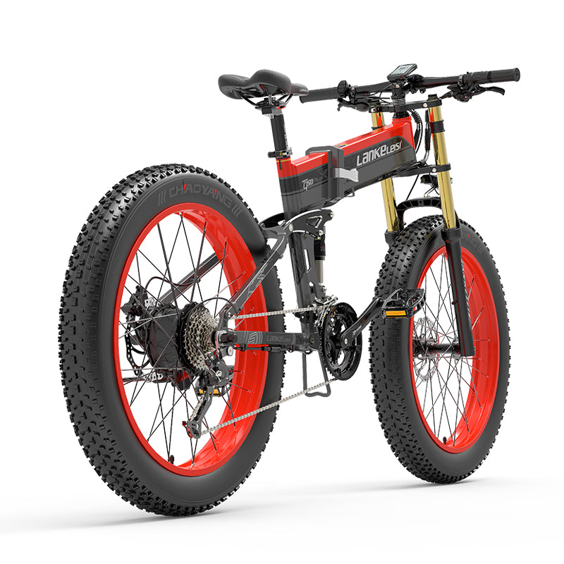 LANKELEISI XT750 PLUS 26" Mountain E-Bike 1000W Motor 48V 17.5Ah Battery