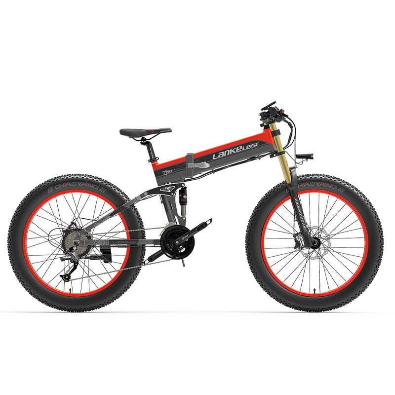 LANKELEISI XT750 PLUS 26" Mountain E-Bike 1000W Motor 48V 17.5Ah Battery