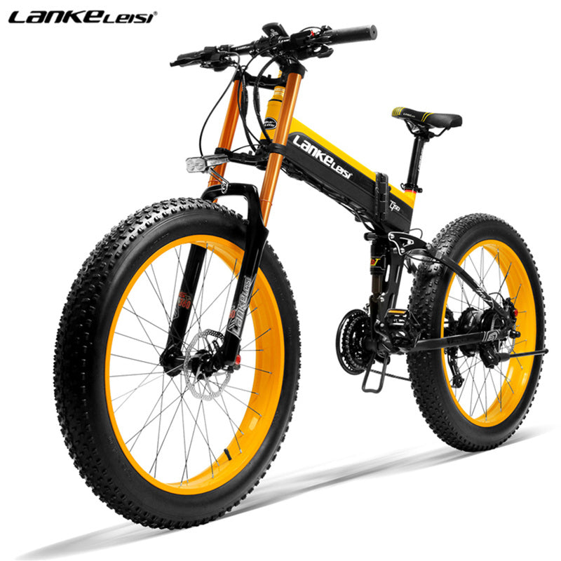 LANKELEISI XT750 PLUS 26" Mountain E-Bike 1000W Motor 48V 17.5Ah Battery