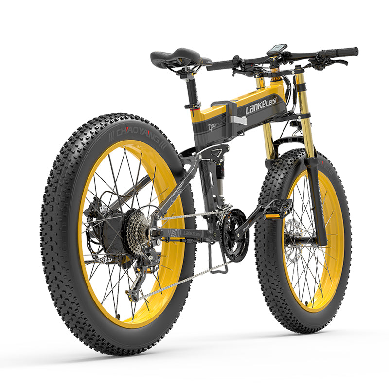 LANKELEISI XT750 PLUS 26" Mountain E-Bike 1000W Motor 48V 17.5Ah Battery