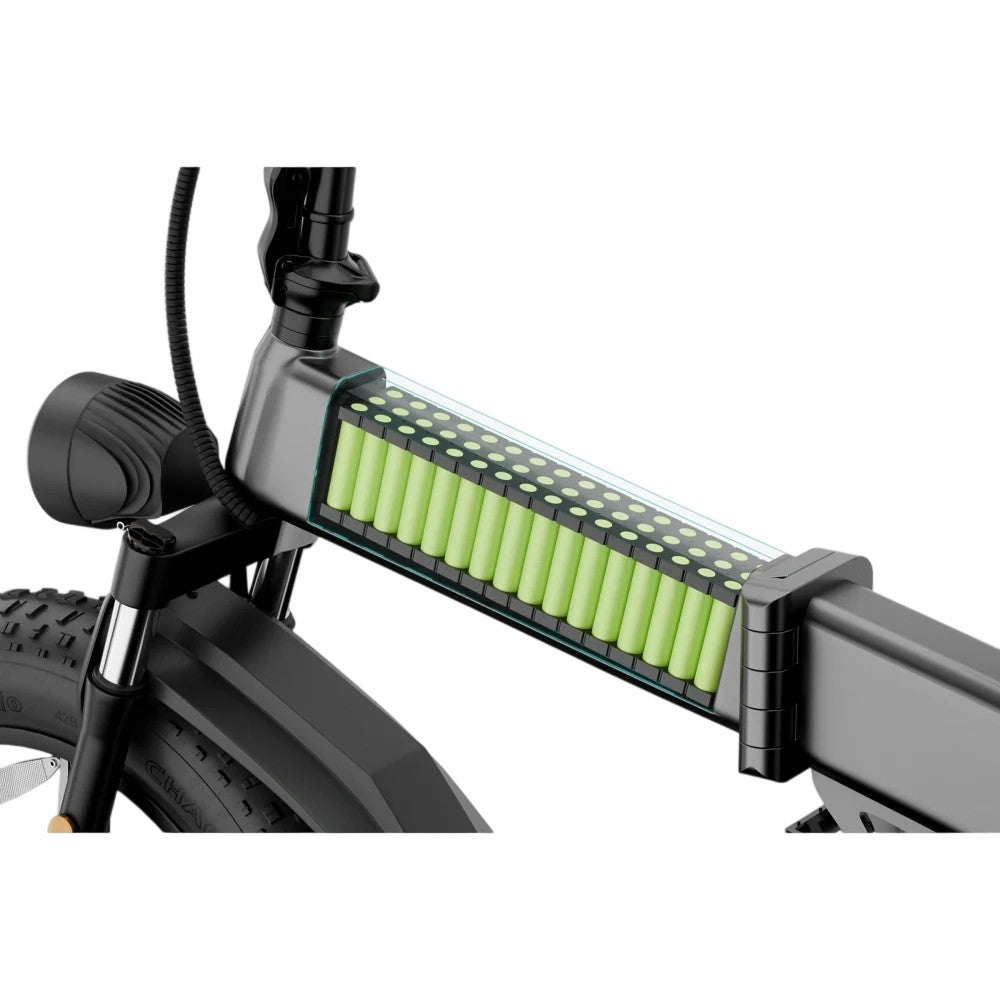 LUCKEEP X1 Lite 20" Folding Electric Bike 750W(1200W Peak) Motor 48V 15Ah Battery