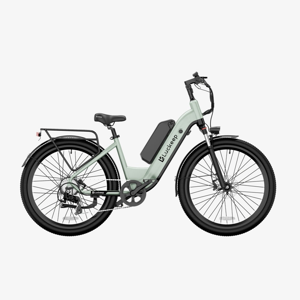 LUCKEEP X26 26" City Commuter Electric Bike 750W(1300W Peak) Motor 48V 20Ah Battery