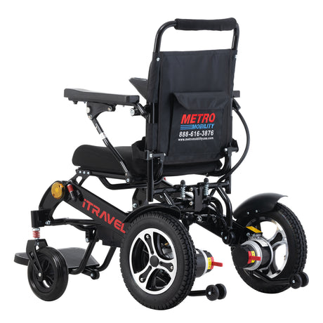 METRO MOBILITY ITRAVEL PLUS 8" 4 Wheel Mobility Electric Wheelchairs 360W Motor 24V 20Ah Battery