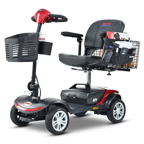 METRO MOBILITY M1 9" 4 Wheel Mobility Electric Wheelchairs 300W Motor 24V 12Ah Battery