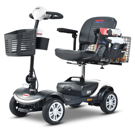 METRO MOBILITY M1 9" 4 Wheel Mobility Electric Wheelchairs 300W Motor 24V 12Ah Battery