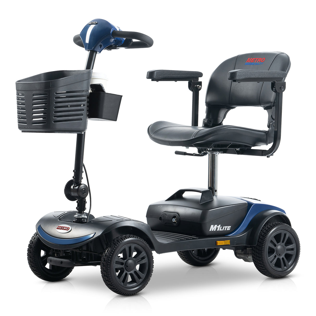 METRO MOBILITY M1 LITE 9" 4 Wheel Mobility Scooter 300W Motor 24V 12Ah Battery