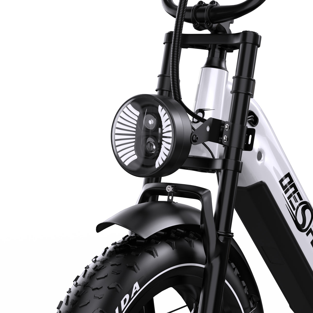 ONESPORT OT08PRO 20" Full Suspension Fat Tire Electric Bike 500W Motor 48V 18Ah*2 Dual Battery