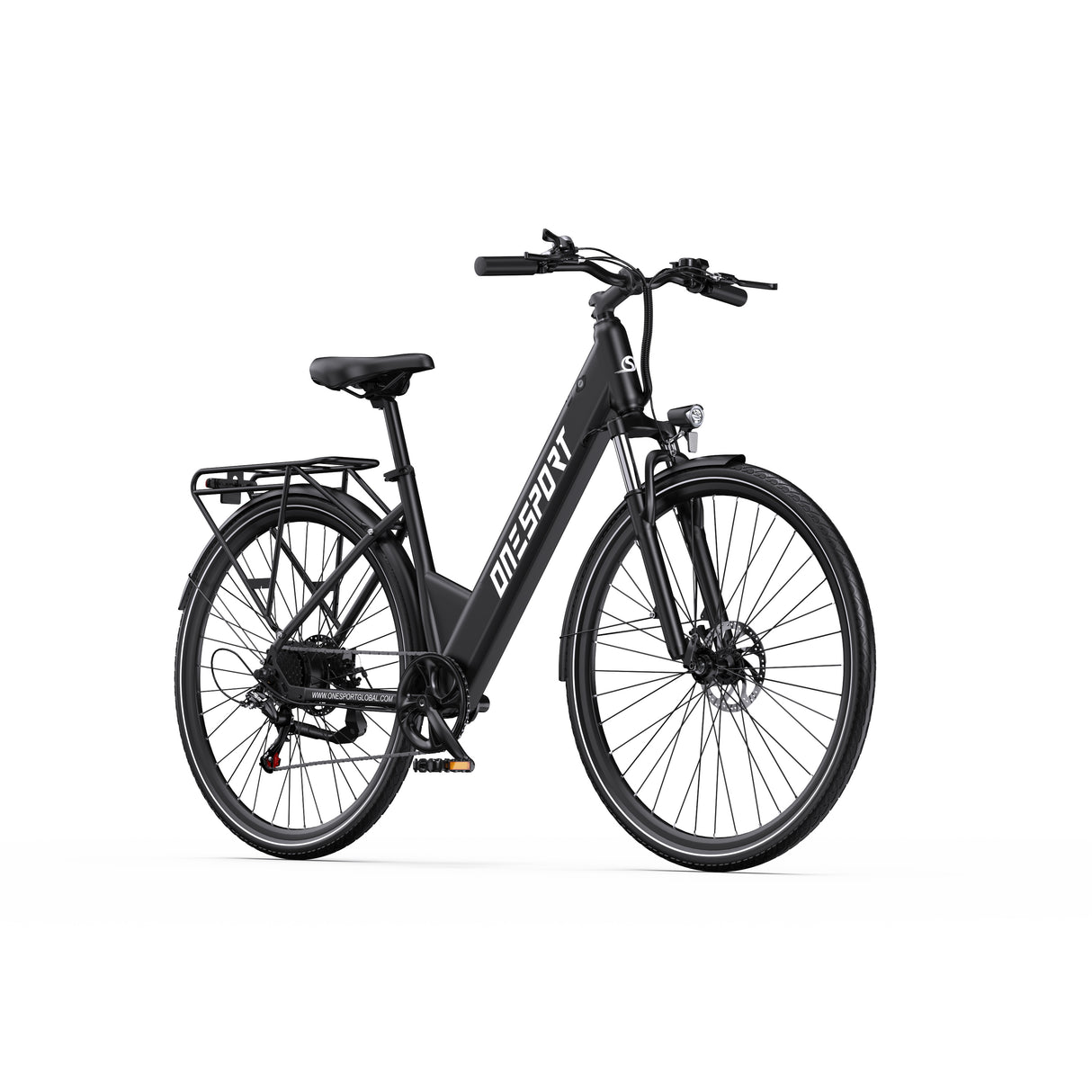 ONESPORT OT12 27.5" City Electric Bike 250W Motor 36V 13Ah Battery Support App