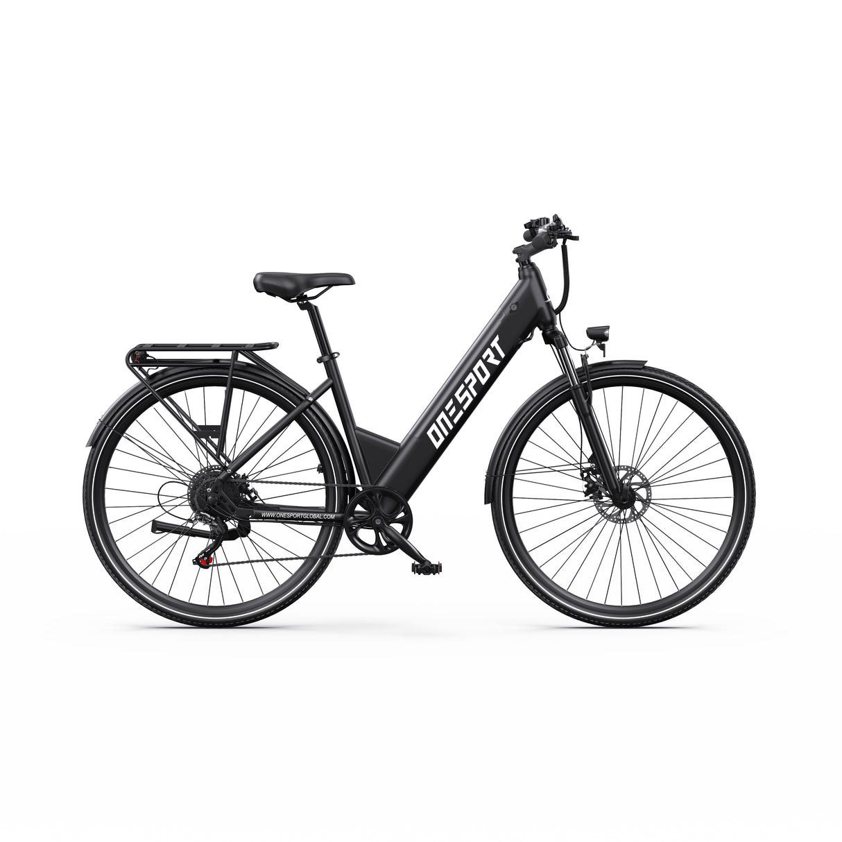 ONESPORT OT12 27.5" City Electric Bike 250W Motor 36V 13Ah Battery Support App