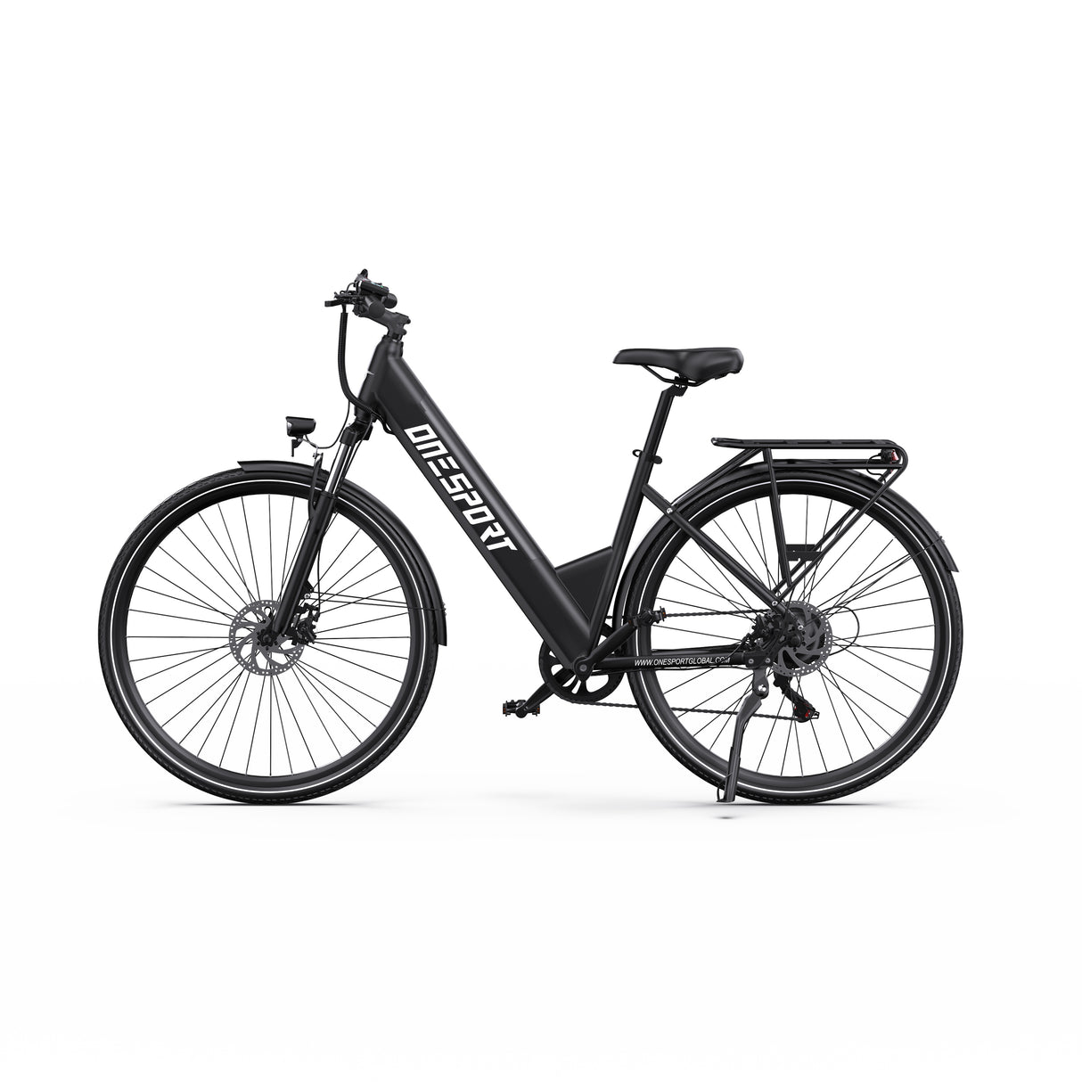 ONESPORT OT12 27.5" City Electric Bike 250W Motor 36V 13Ah Battery Support App