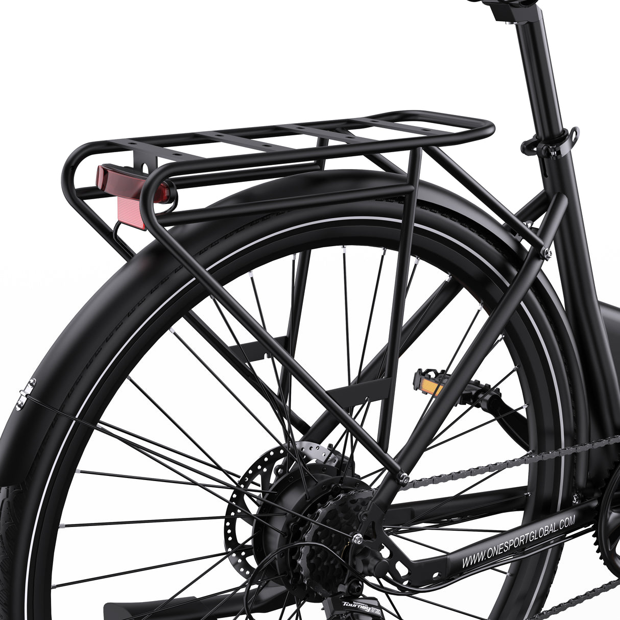 ONESPORT OT12 27.5" City Electric Bike 250W Motor 36V 13Ah Battery Support App