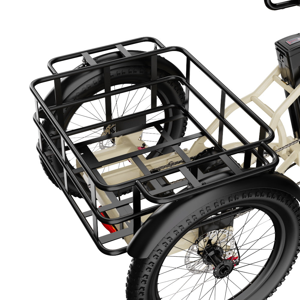 ONESPORT OT30 PRO  20" 3-Wheel Folding E-Trike 500W Motor 48V 18Ah Battery