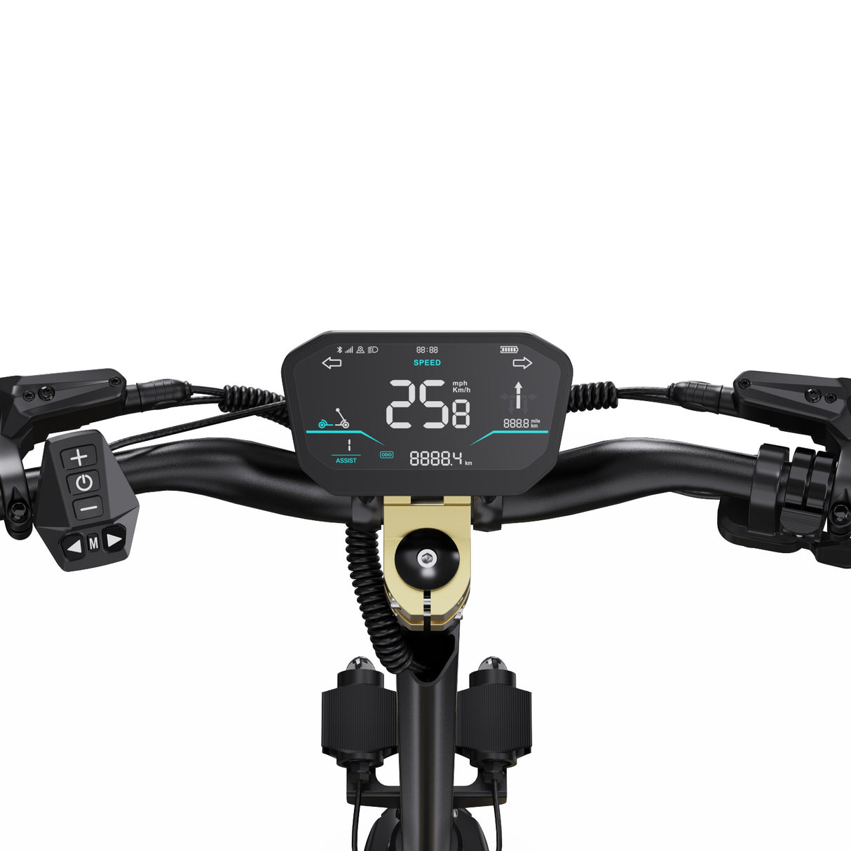 OOTD S30 10" Off-Road Electric Scooter 1200W*2 Dual Motor 52V 23.4Ah Battery