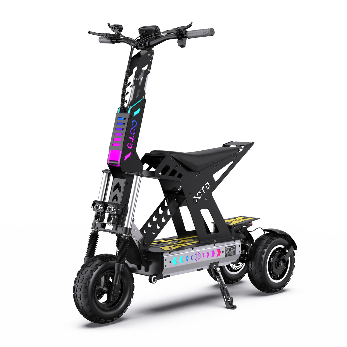 OOTD T30 13" All-Terrain 3-Wheel Scooter Electric Scooter 1600W*2 Dual Motor 60V 31.2Ah Battery