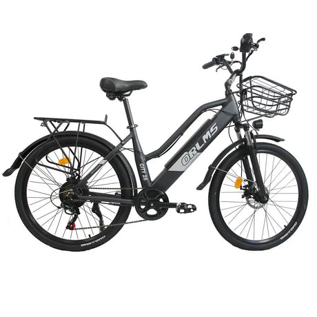 ORLMS CITY BIKE 26" Step-through E-Bike For Women 500W Motor 48V 15AH Battery
