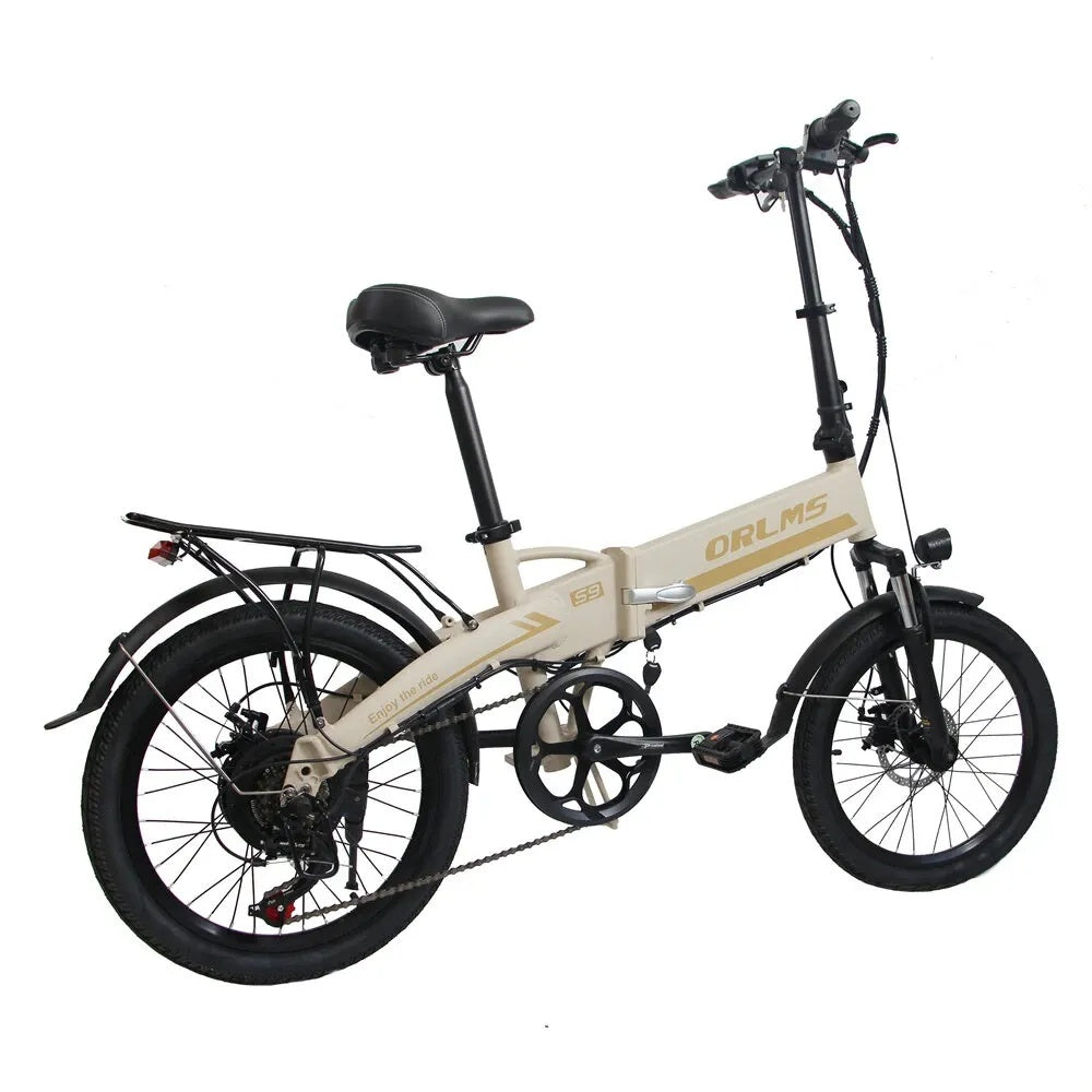 ORLMS S9 20" City Commuter Electric Bike 500W Motor 48V 13Ah Battery