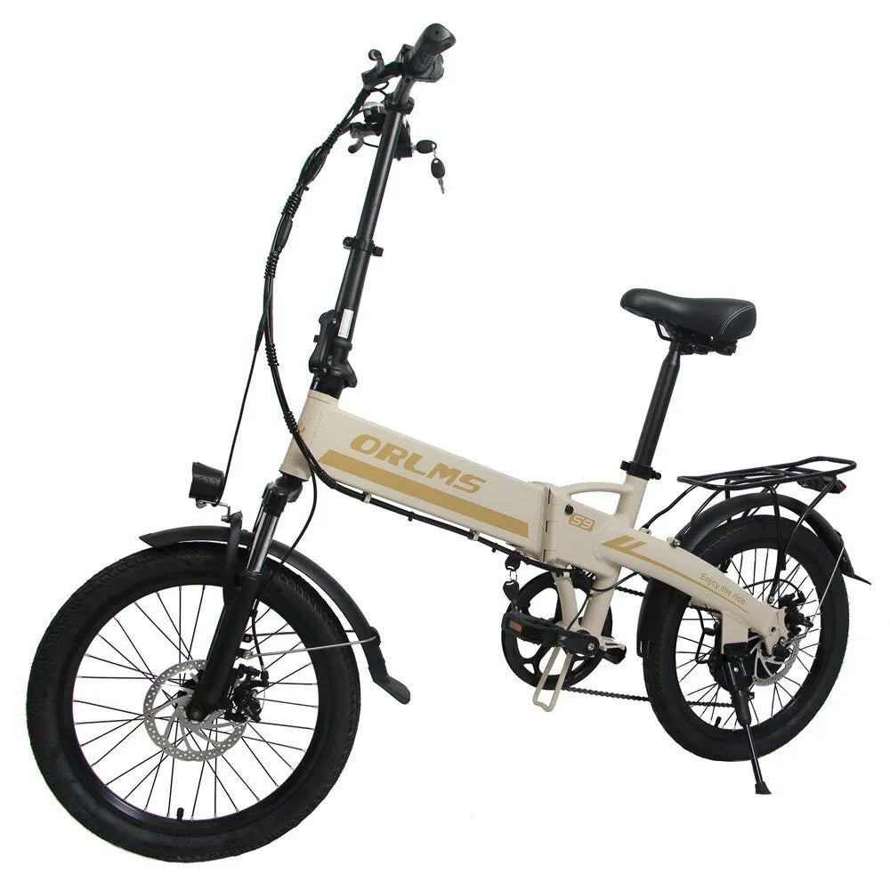 ORLMS S9 20" City Commuter Electric Bike 500W Motor 48V 13Ah Battery