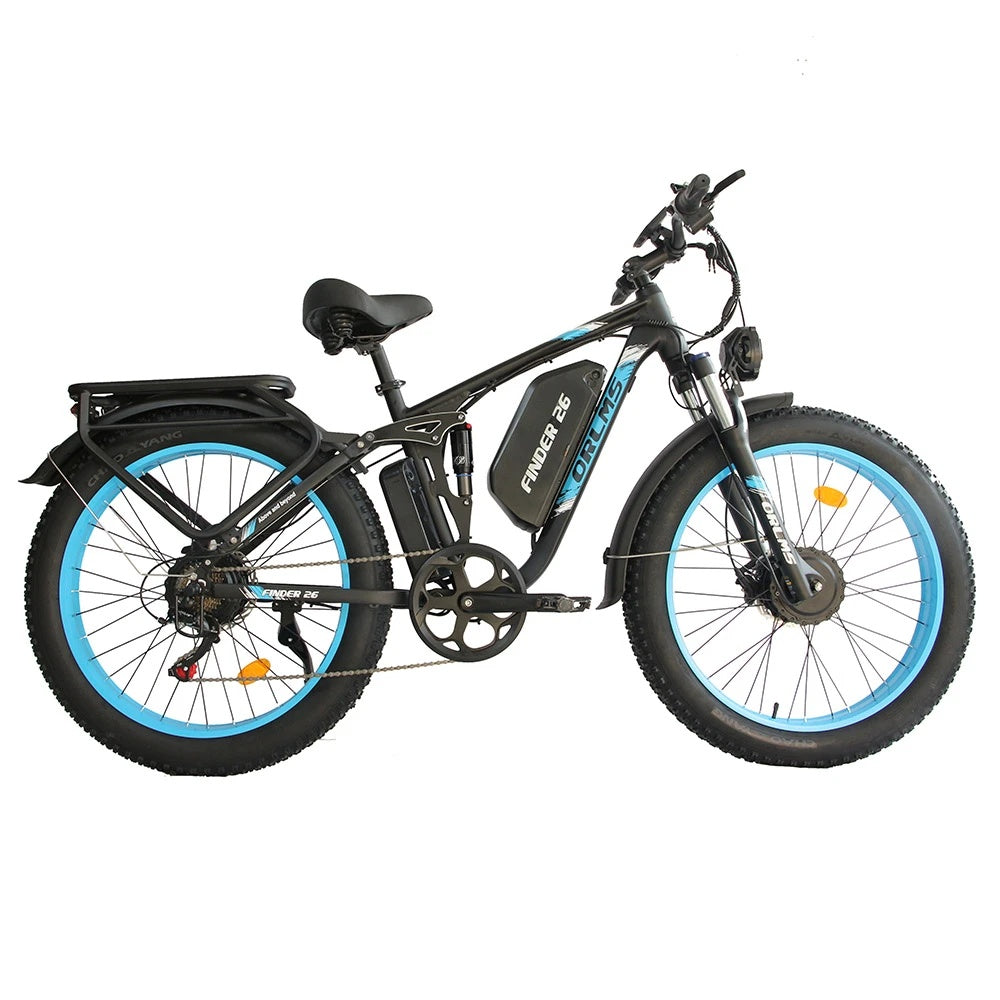 ORLMS V3 26" Mountain Electric Bike 2000W Dual Motor 52V 25Ah Battery
