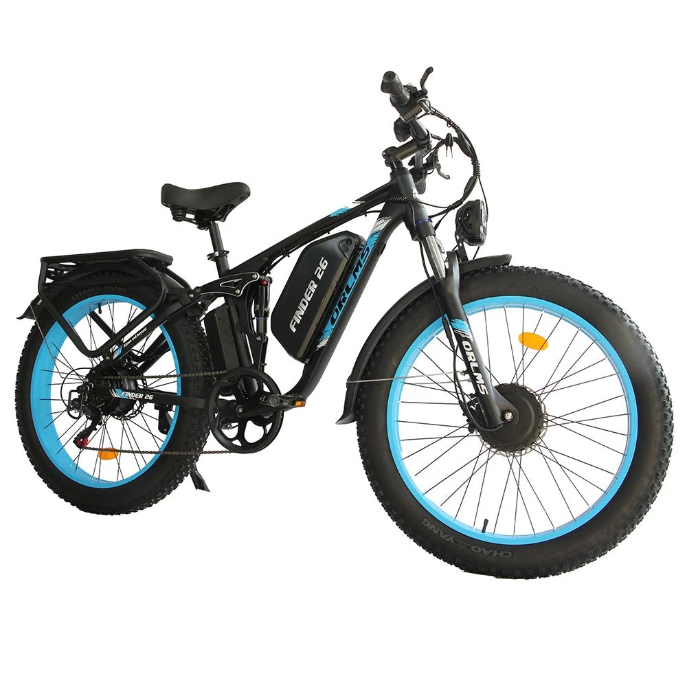 ORLMS V3 26" Mountain Electric Bike 2000W Dual Motor 52V 25Ah Battery