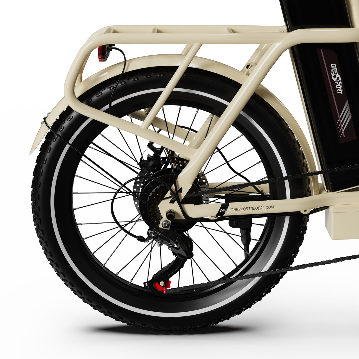 OneSport OT16-2 Bicicletta elettrica pieghevole da 20'' per pendolari Motore 250W Batteria 48V 15.6Ah Supporto APP