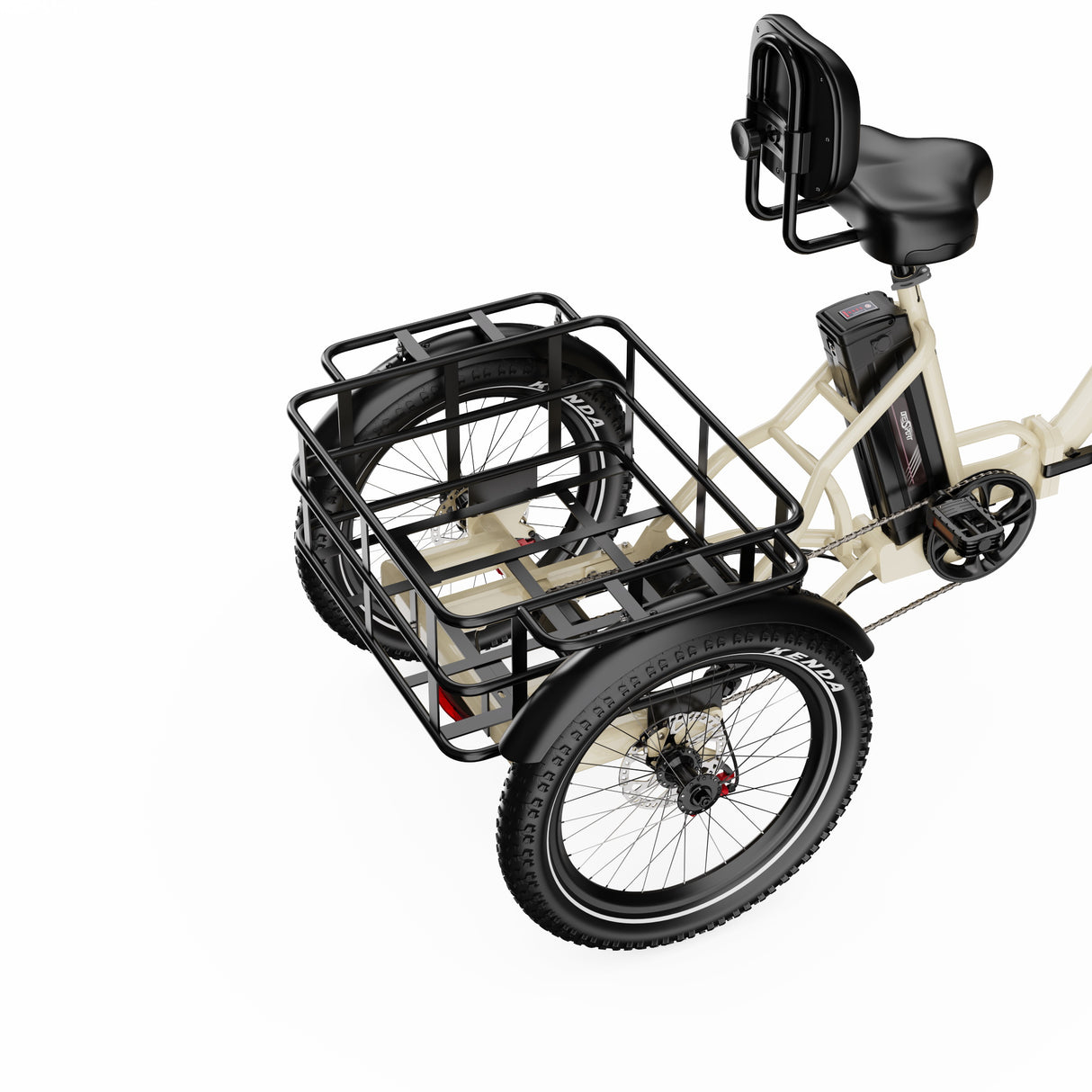 ONESPORT OT30 PRO 20" 3-Wheel Folding E-Trike 500W Motor 48V 18Ah Battery