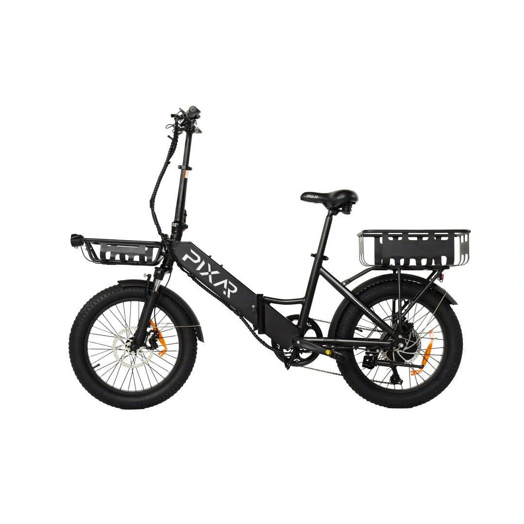 PIXAR Wind1 20" Folding Electric Bike 500W Peak Motor 48V 10.4Ah Battery