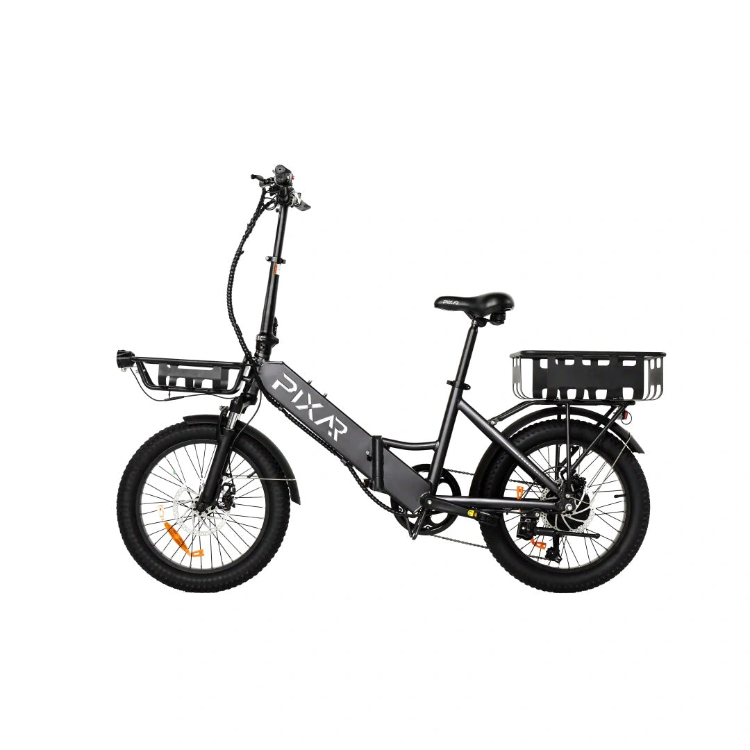 PIXAR Wind1 20" Folding Electric Bike 500W Peak Motor 48V 10.4Ah Battery