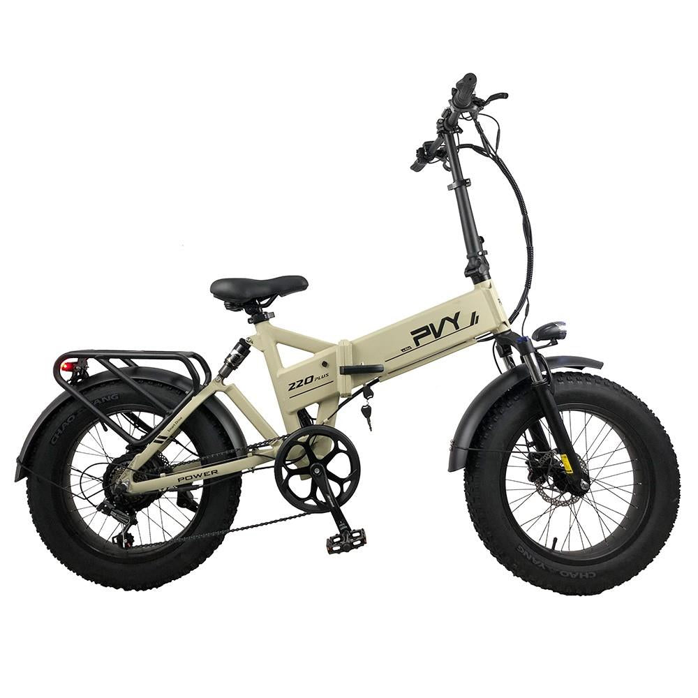 PVY Z20 Plus 20*4'' Fat Tire Electric Folding  Bike 1000W Motor 48V 16.5Ah Battery