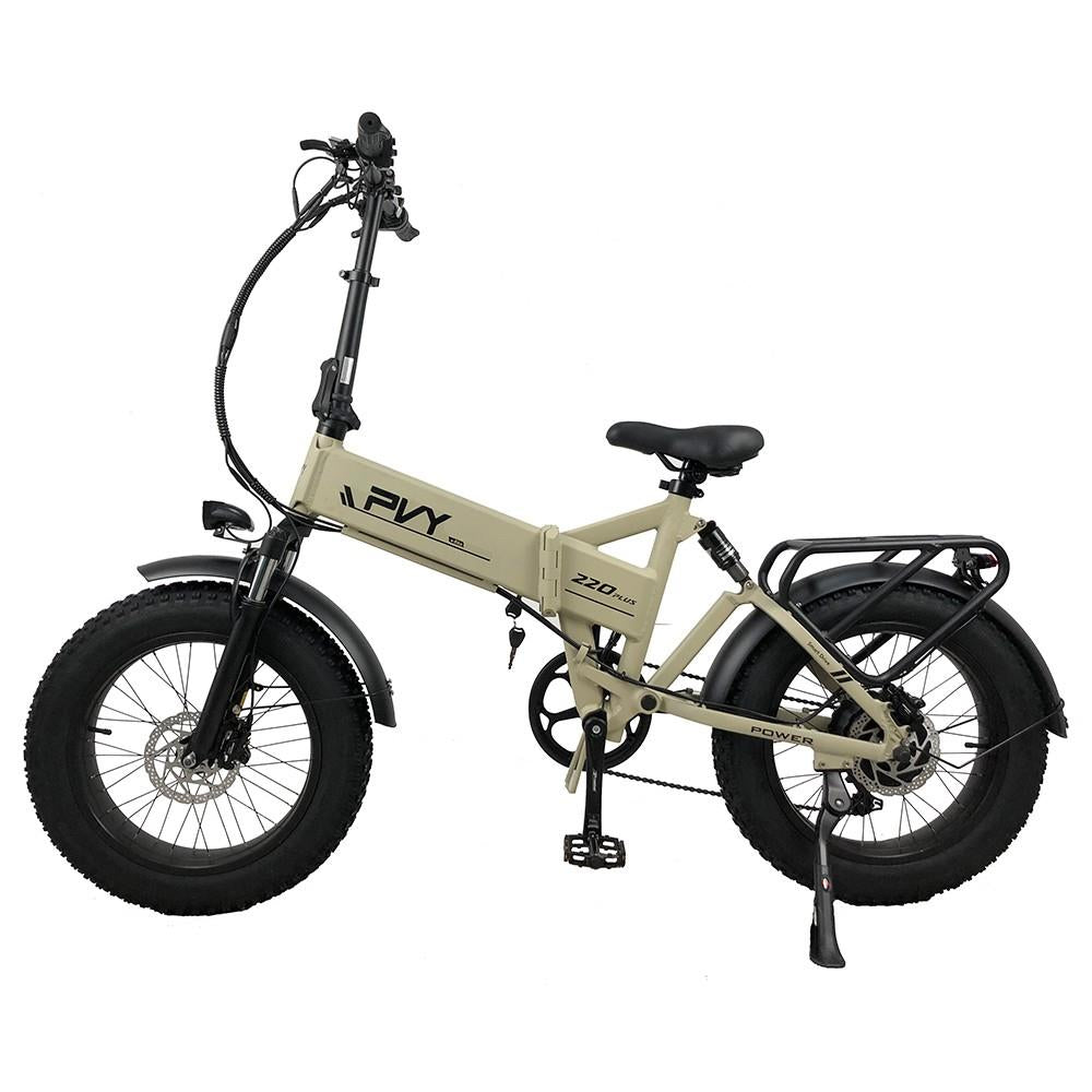 PVY Z20 Plus 20*4'' Fat Tire Electric Folding  Bike 1000W Motor 48V 16.5Ah Battery