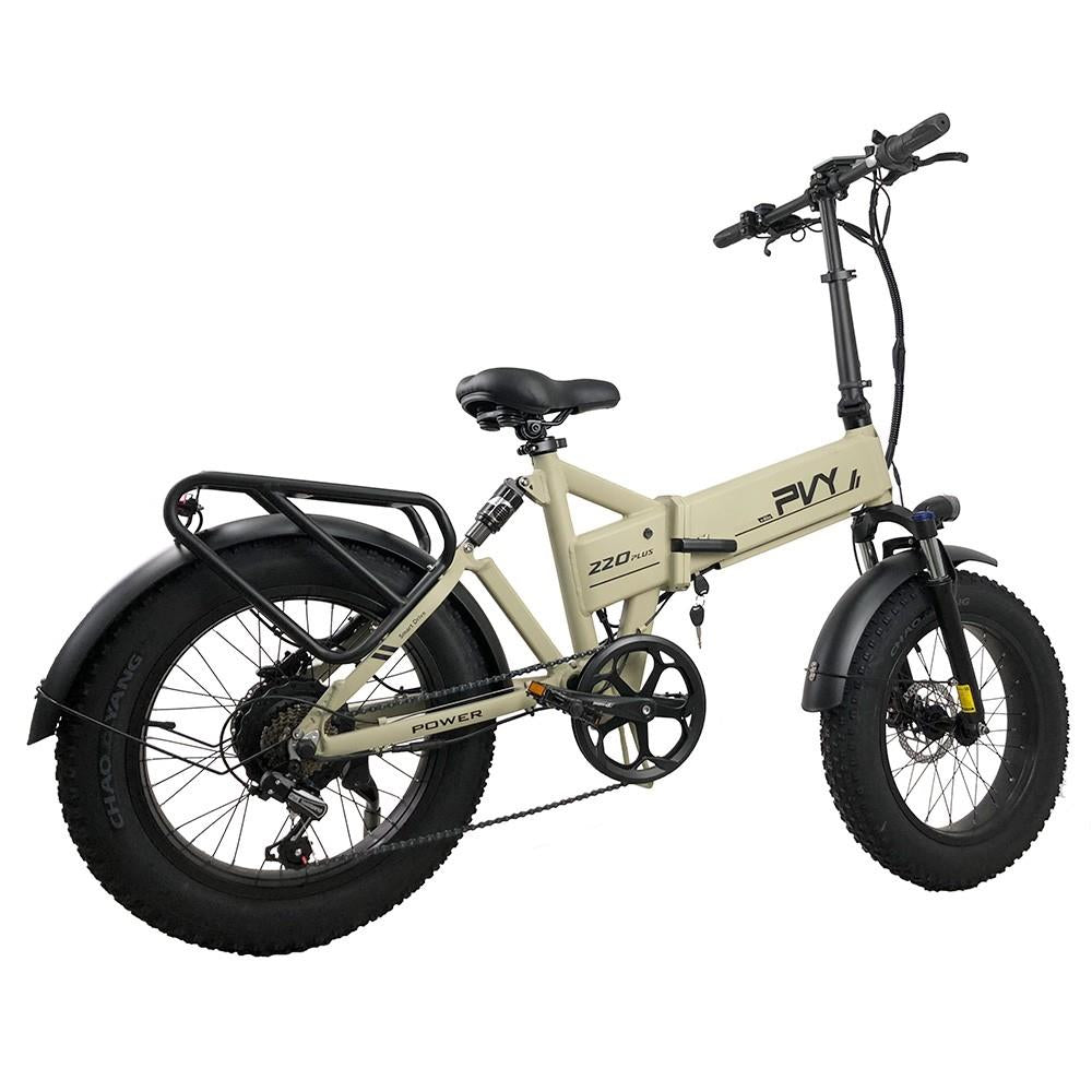 PVY Z20 Plus 20*4'' Fat Tire Electric Folding  Bike 1000W Motor 48V 16.5Ah Battery