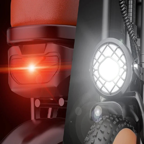 YVY CR20 20" Retro-Style Electric Bike for All Terrains 1000W Motor 48V 20Ah Battery