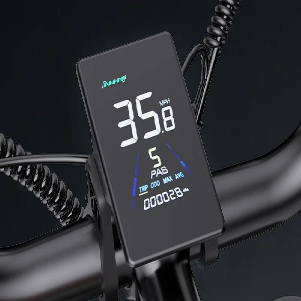 YVY CR20 20" Retro-Style Electric Bike for All Terrains 1000W Motor 48V 20Ah Battery