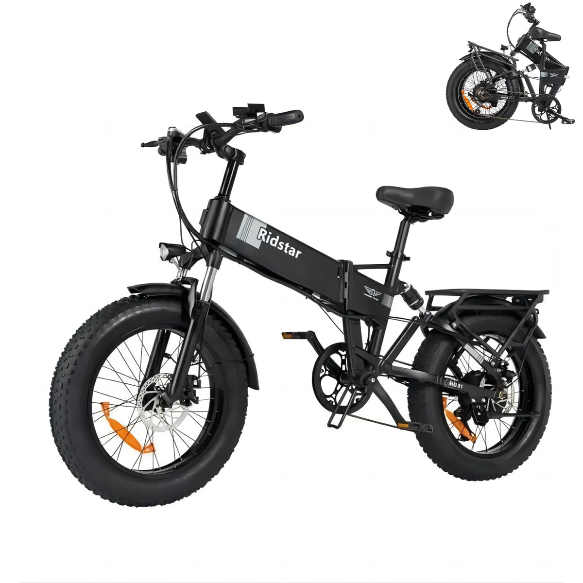 Bici elettrica pieghevole Ridstar H20 Motore 1000W Batteria 48V