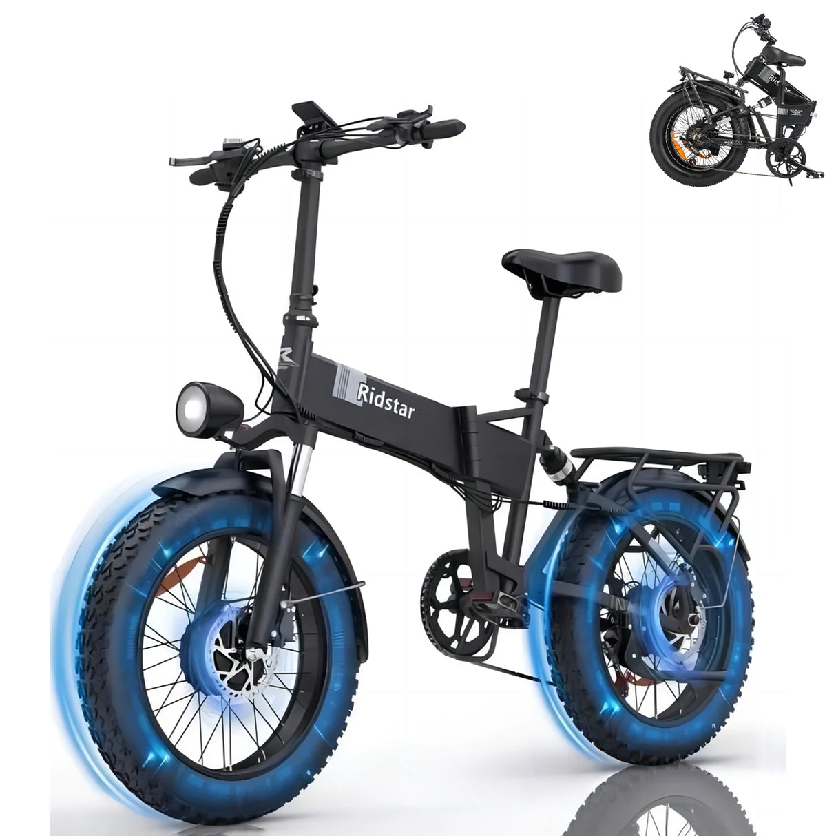 YVY H20 Pro 20" Folding Electric Bike 2000W Motor 48V 23AH Battery