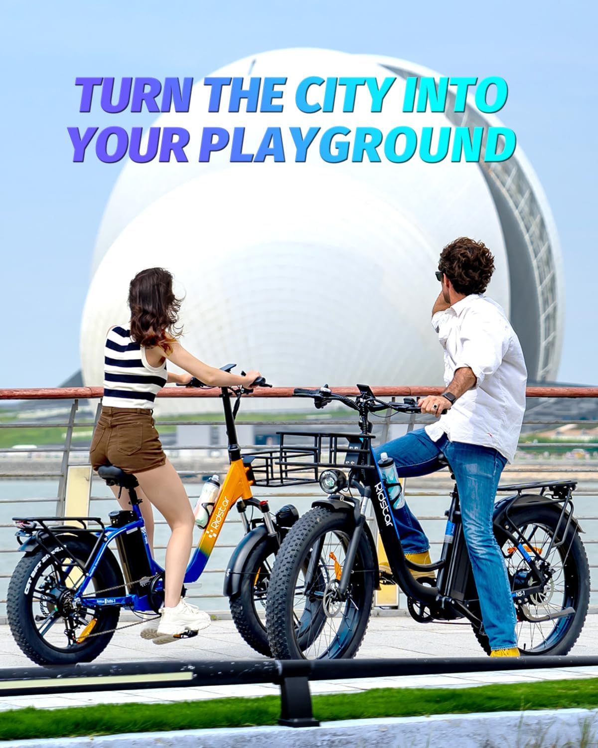 YVY MN26 26" Fat Tires Electric City Bike 1500W Motor 48V 20Ah Battery