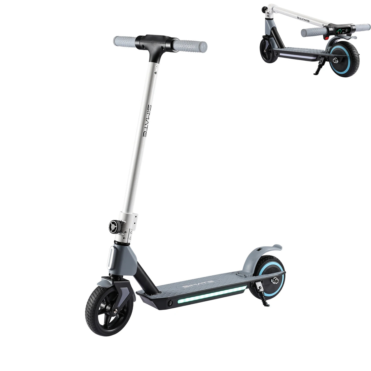 SIMATE S2 6.5" Kid's Foldable Electric Scooter 130W Motor 24V 2.5Ah Battery