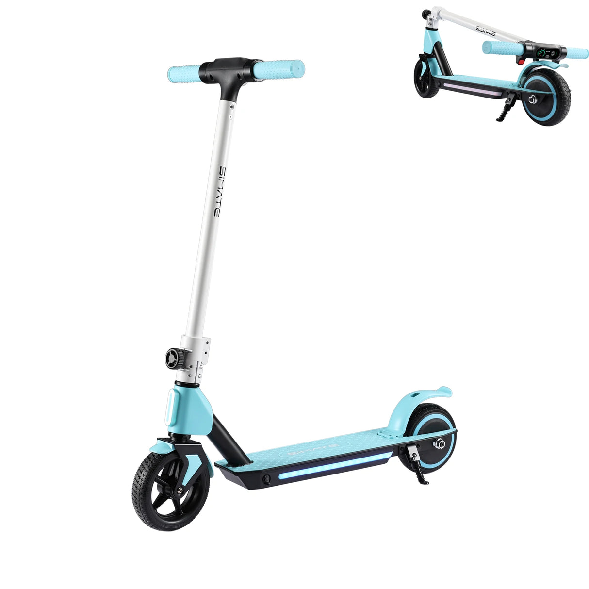 SIMATE S2 6.5" Kid's Foldable Electric Scooter 130W Motor 24V 2.5Ah Battery
