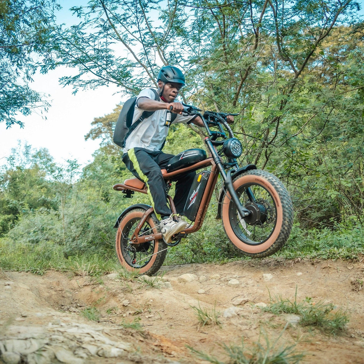 SAMEBIKE Pilot M20-III (SR) 20" Off Road Electric Bike 2000W Dual Motors 48V 36Ah Dual Batteries