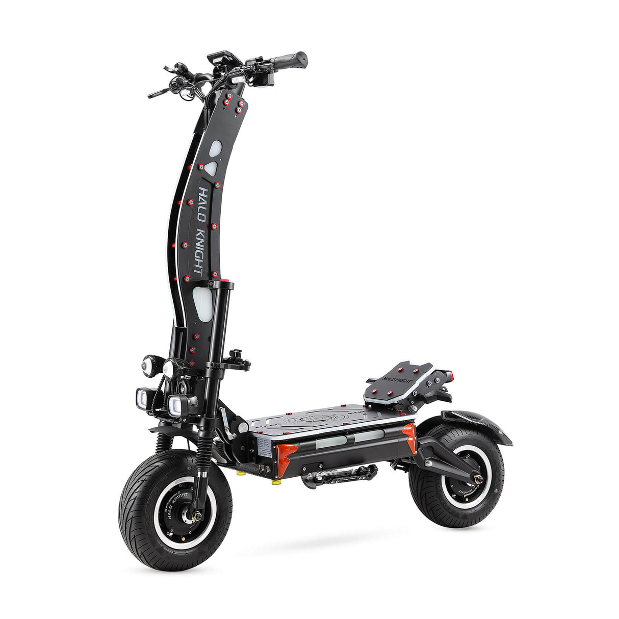 HALO KNIGHT T107 Max 14" Off-Road Foldable Electric Scooter 2*4000W Motors 72V 50Ah Battery