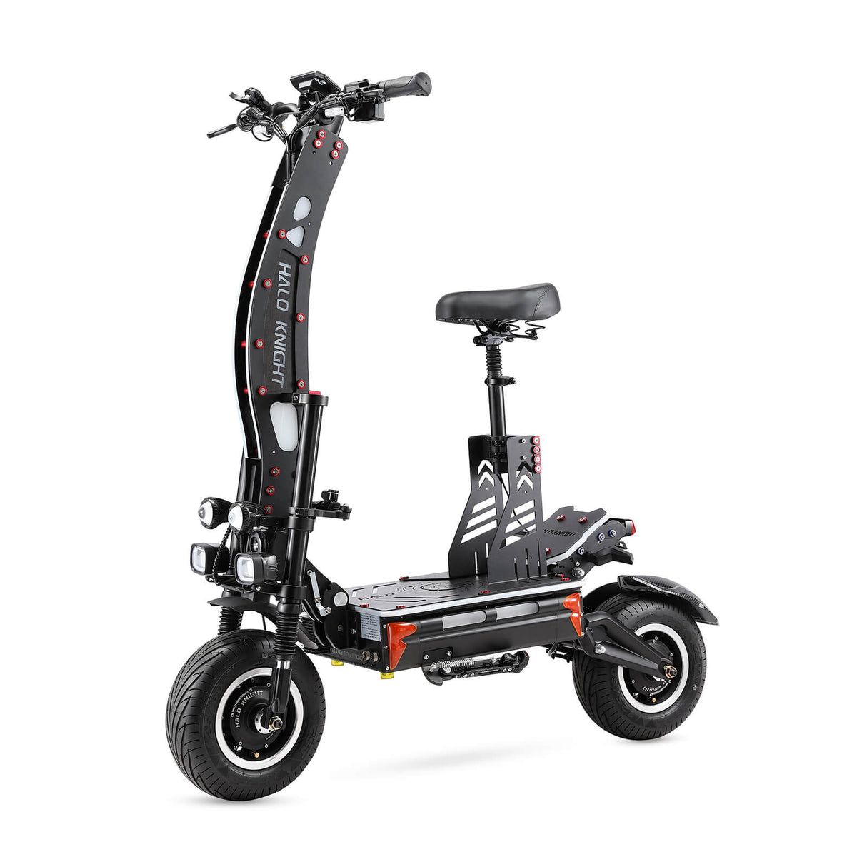 HALO KNIGHT T107 Max 14" Off-Road Foldable Electric Scooter 2*4000W Motors 72V 50Ah Battery
