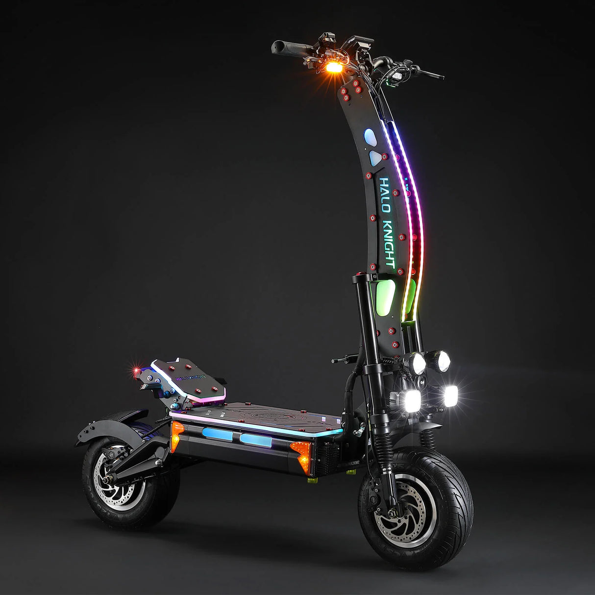 HALO KNIGHT T107 Max 14" Off-Road Foldable Electric Scooter 2*4000W Motors 72V 50Ah Battery