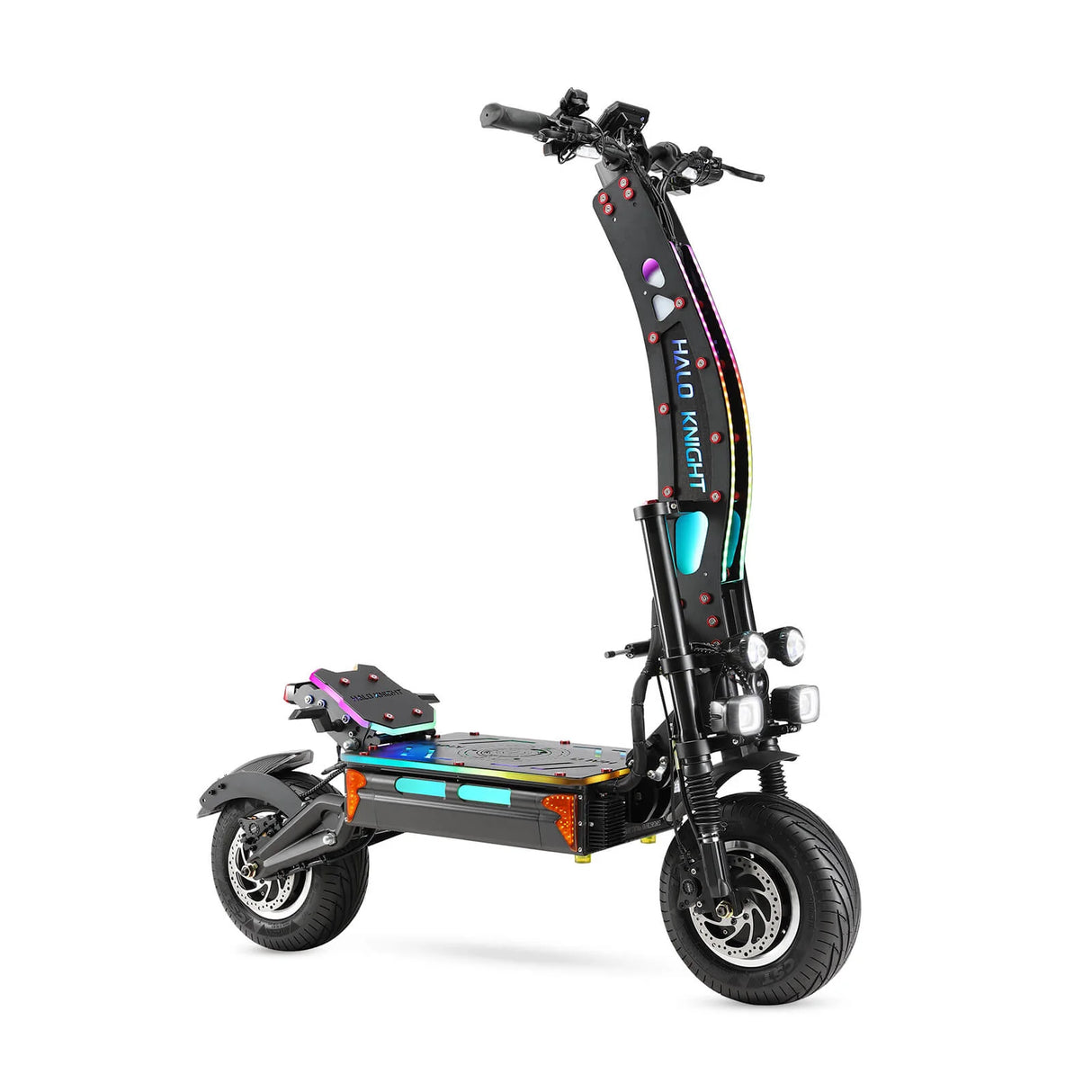 HALO KNIGHT T107 Max 14" Off-Road Foldable Electric Scooter 2*4000W Motors 72V 50Ah Battery