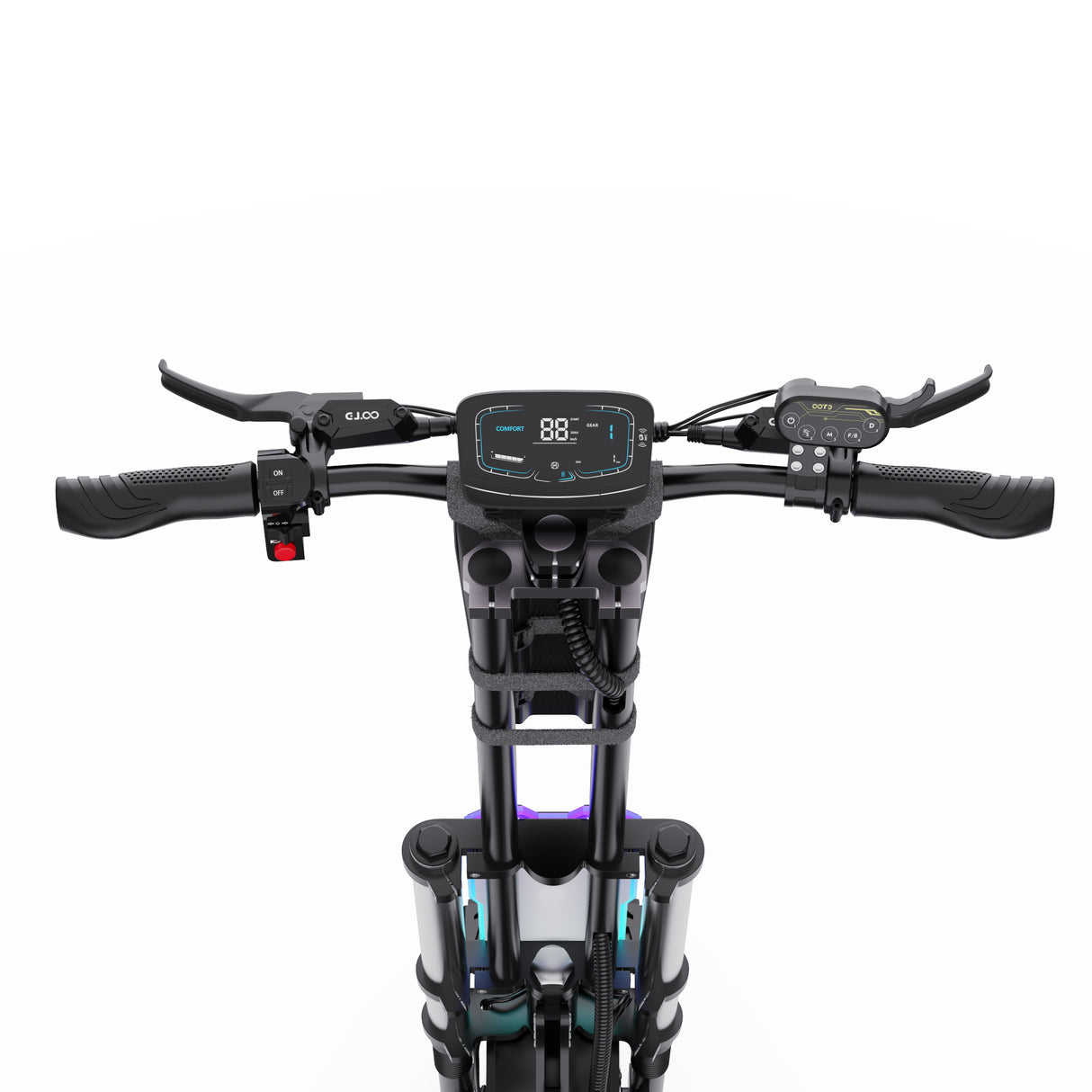 OOTD T90 13" All-Terrain 2-Wheel Scooter Electric Scooter 3000W*2 Dual Motor 60V 31.2Ah Battery