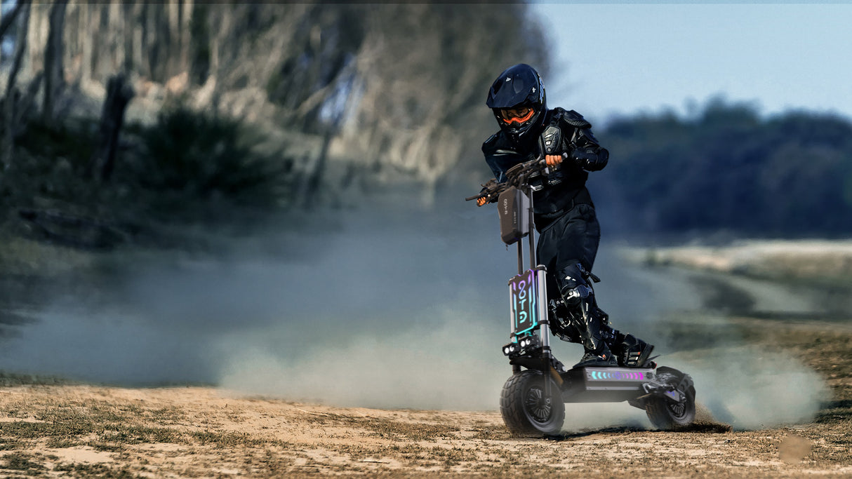 OOTD T90 13" All-Terrain 2-Wheel Scooter Electric Scooter 3000W*2 Dual Motor 60V 31.2Ah Battery